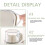 Plastic cereal dispenser storage container 1 piece 3