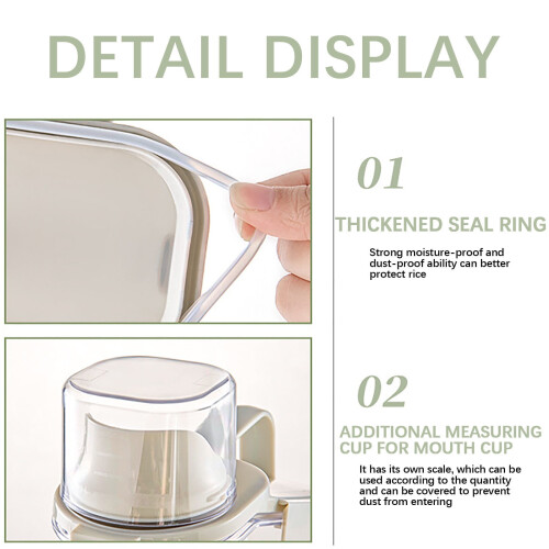 Plastic cereal dispenser storage container 1 piece 2