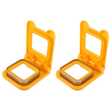 Leot Sandwich Maker Vorm Geel Plastic 2-delig