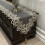 Oval lace table runner embroidered with tassels 1