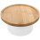 Plat de service en bambou 17x17cm 1