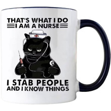 Mug à café chat 325 ml (11 oz) en céramique pour les amoureux des chats