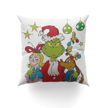 Grinch sierkussenhoes 16x16 inch buitendecoratie voor de feestdagen