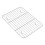 Ensemble de plaques de cuisson et de grilles en acier inoxydable (4 tailles) 4
