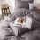 3-delige polyester beddenset grijs 5