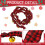 2,7 m rustikk Jingle Bell Buffalo Rutete Girlander 3