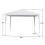 3 x 3 meter grote buitentent met stalen frame, wit 2