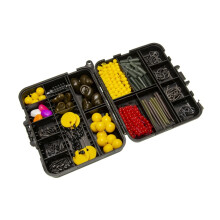 328-tlg. Karpfenangeln-Set Tackle Box 12.5x10.5x3.3cm