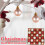 Christmas Tree Decoration Ball Set Red White Pattern 2