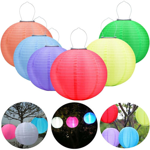 Lanterna solar chinesa POPUQS de 30 cm (12 polegadas), à prova d'água. 1