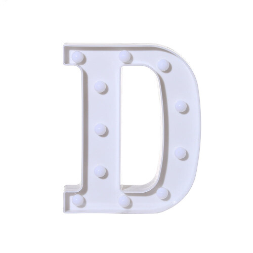 Hengsof LED Light-Up Letters A-M, Giant Marquee Sign for 2