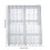 White Sheer Rod Pocket Curtains Soft Light Filtering 1 Pair 3