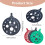 Acrylic Knitting Needle Gauge Round Sizer 4 pcs US 0-35 2