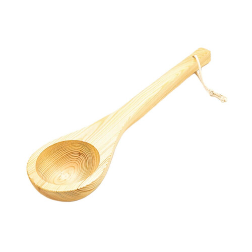 Louche de sauna en bois de 36 cm pour une utilisation spa à domicile 2