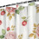 Rideau de douche à motif floral 183 x 213 cm, polyester imperméable 3