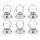6pcs Iron Table Card Stands – Silver Menu & Seat Holders 3