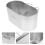 Filtro de ralo retangular de aço inoxidável para pia (1 unidade) 4