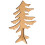 Wooden Christmas Tree Cutouts for DIY Decor 12 pcs 3