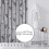 Shower Curtain Grey White 72x72in with 12 Hooks 4