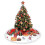 Jupe de sapin de Noël en dentelle à franges 48" 4