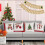 Julkuddfodral i sammet, 4-pack, 36x36 cm 5