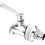 Rustfrit stål drikkevaredispenser-tap (2-pak) 4