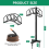 Metal Garden Hose Holder Stand, 105cm 5