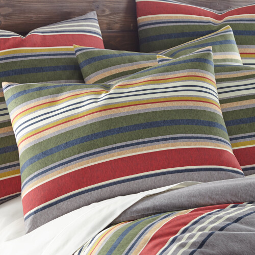 Σετ παπλωματοθήκης από βαμβάκι Levtex Home, twin blue navy μπορντό 2