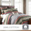 Σετ παπλωματοθήκης από βαμβάκι Levtex Home, twin blue navy μπορντό 4