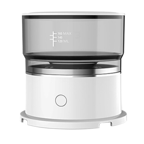 Portable Manual Coffee Maker – White ABS, 10x10x10cm, for 1