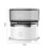 Portable Manual Coffee Maker – White ABS, 10x10x10cm, for 3