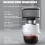 H-Press Coffee Maker Portable Manual White ABS 10x10x10.15 5