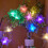 LED-lichtslinger met kunstbloemen, 10 lampjes 4