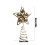 Silver Christmas Tree Topper Star Ornament 1 Pack 3