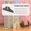 Paravent pliable avec support et base 6