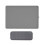 Silicone Dish Drying Pad For Kitchen Counter Dish-gray suit 1