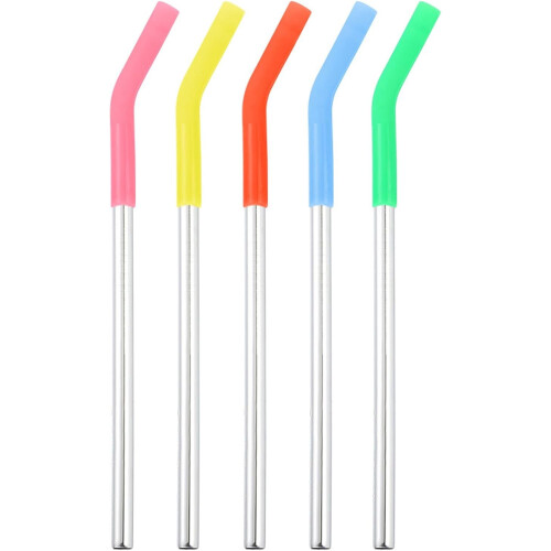 Coturi din silicon alimentar pentru paie de 8 mm, pachet de 10 2
