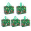 Julklappspåsar med handtag, non-woven, 5-pack 2