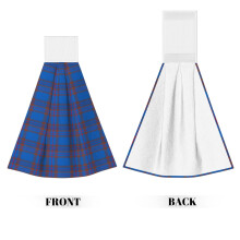 Elliot Tartan Chiffon-Handtücher mit Klettverschluss, Koralle