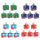 Julklappspåsar med handtag, non-woven, 5-pack 5