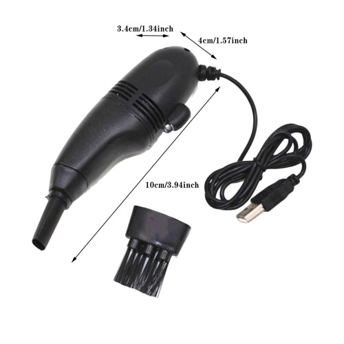Mini-USB-Tastatur-Staubsauger – Schwarz 2