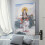 Affiche sur toile Thangka de Samantabhadra Bodhisattva 20x30cm 3