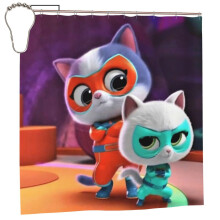 Superkitties shower curtain blackout waterproof 72x72 in