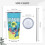 Cartoon Stitch 600 ml rostfritt stålmugg med sugrör 5
