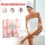 Cotton bath towel set pink 2 pieces 4