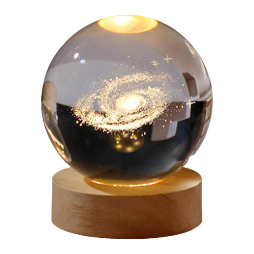 Galaxy Crystal Ball Night Light Decoration 1 Piece 1