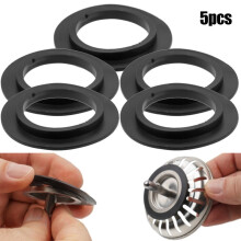 Rubber Seal Washer Gasket Set for Kitchen Sink Drains 5 Pack