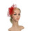 Fascia per capelli da donna con fiori e piume 3