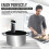 Couvercle en silicone noir pour cuisson sous vide 28 cm 3