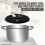 Couvercle en silicone noir pour cuisson sous vide 28 cm 4